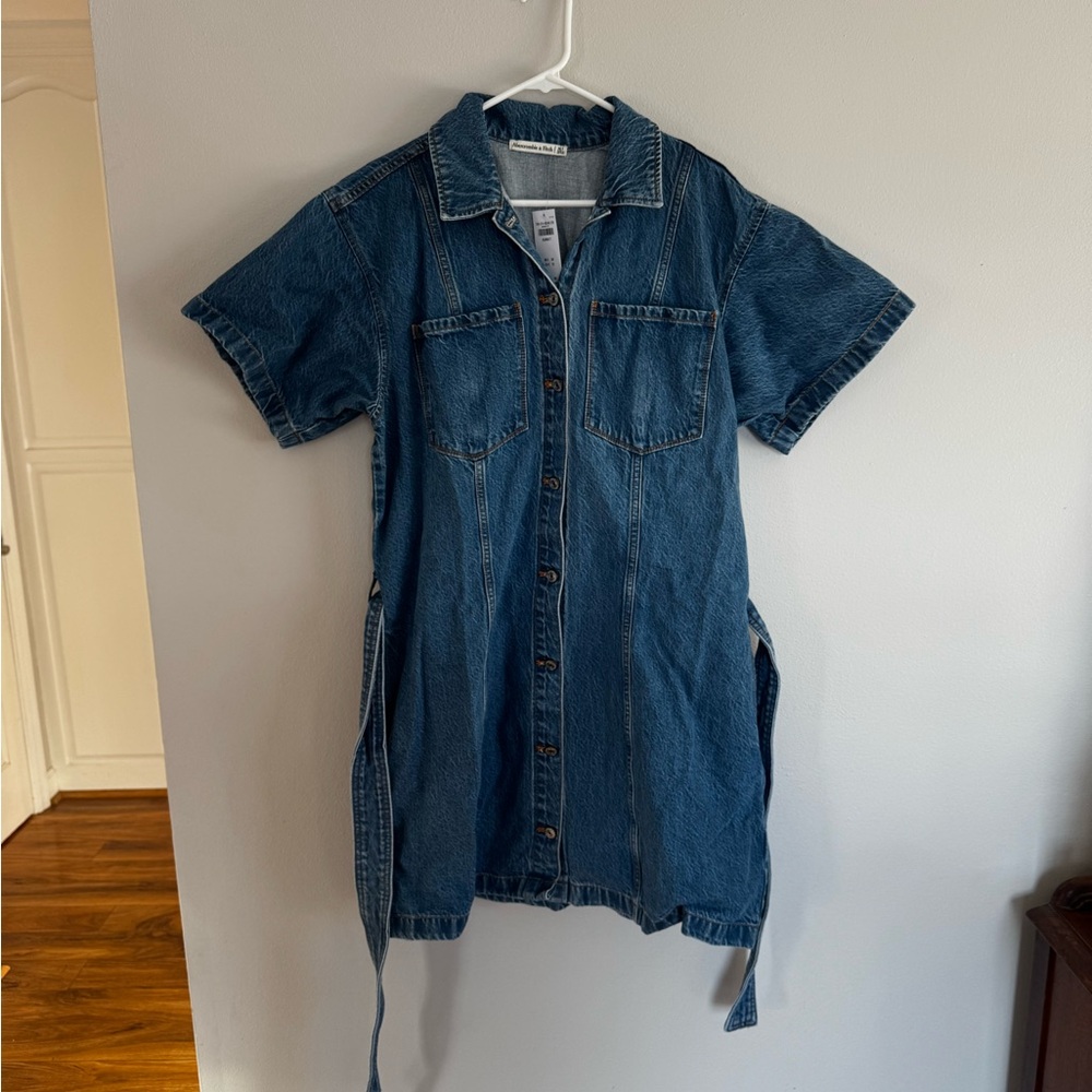 Abercrombie & Fitch Indigo Denim Dress